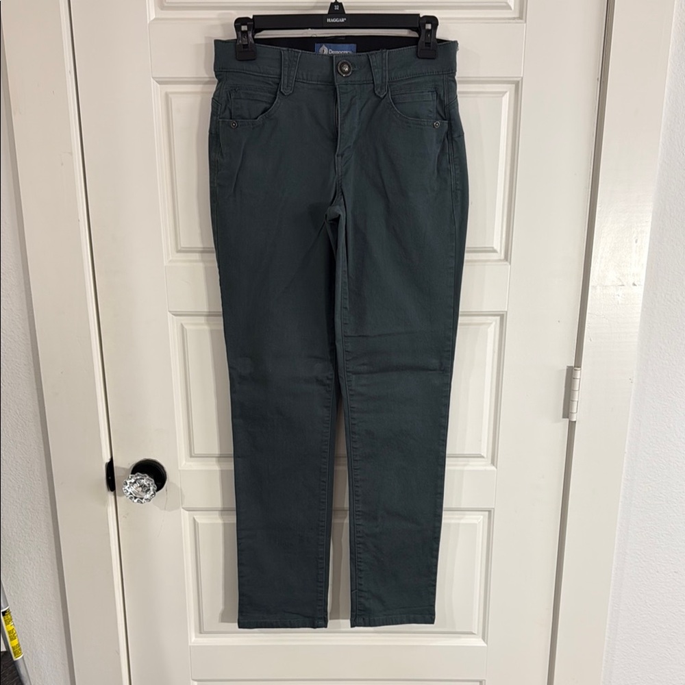 Democracy Ankle Pants in Dark Green